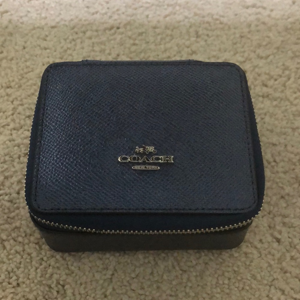 Coach travel jewelry box